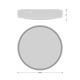 LEDVANCE BLKH RD 300 P 17W CPS WT 